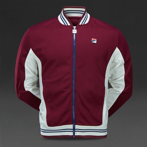 FILA Settanta Iconic Track Top Deep Plum / Gardenia / Peacoat for Men